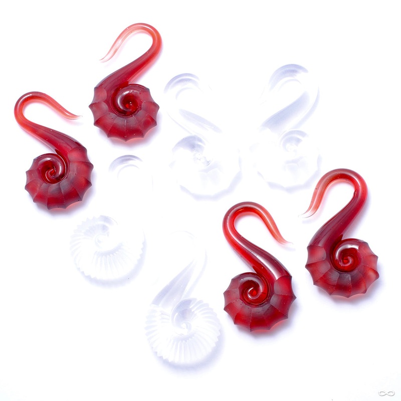 Nautilus Weights from Gorilla Glass 8g (3mm) Clear Crystal Fine