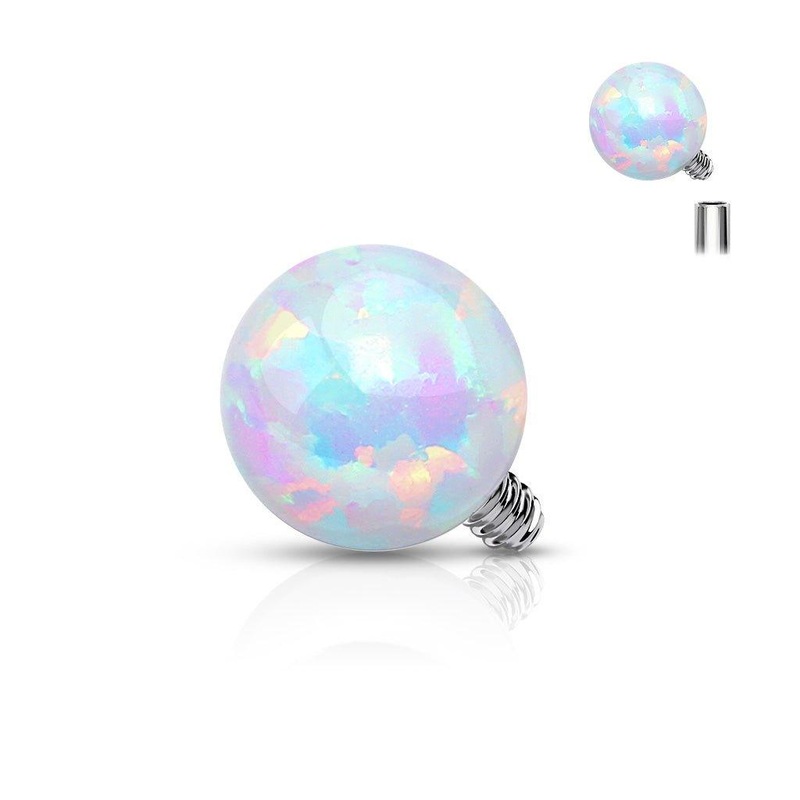 Opal Ball Dermal Top 14G 16G 14G 3mm