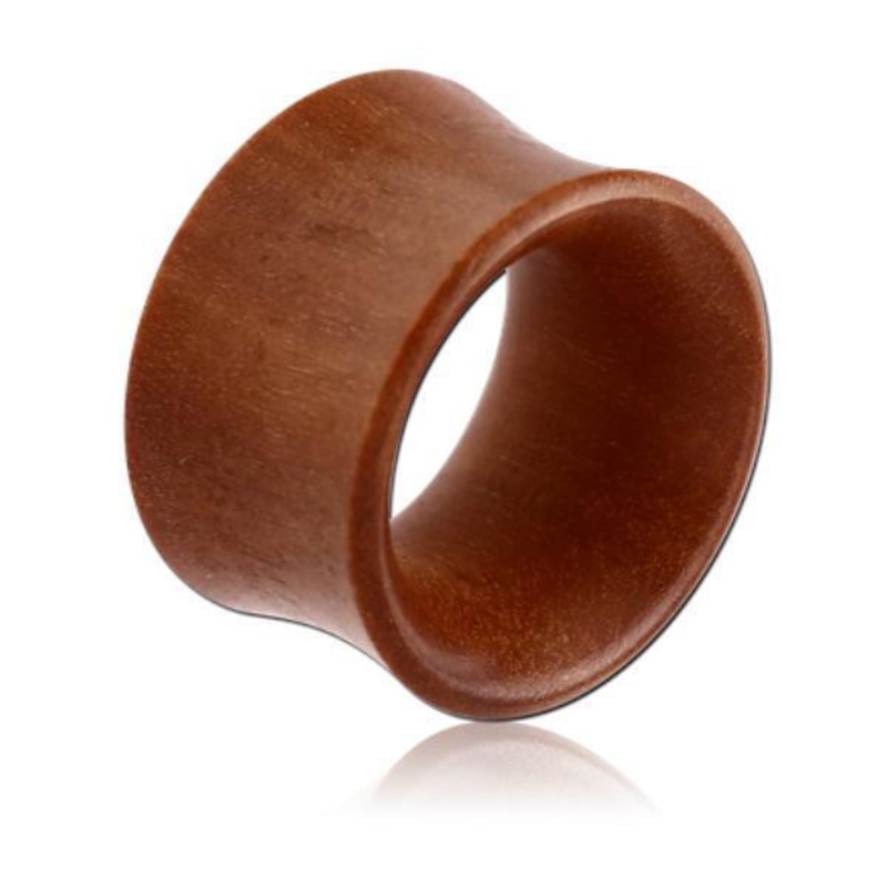 Rosewood-Sawo Wood Tunnel 10mm-51mm 34mm