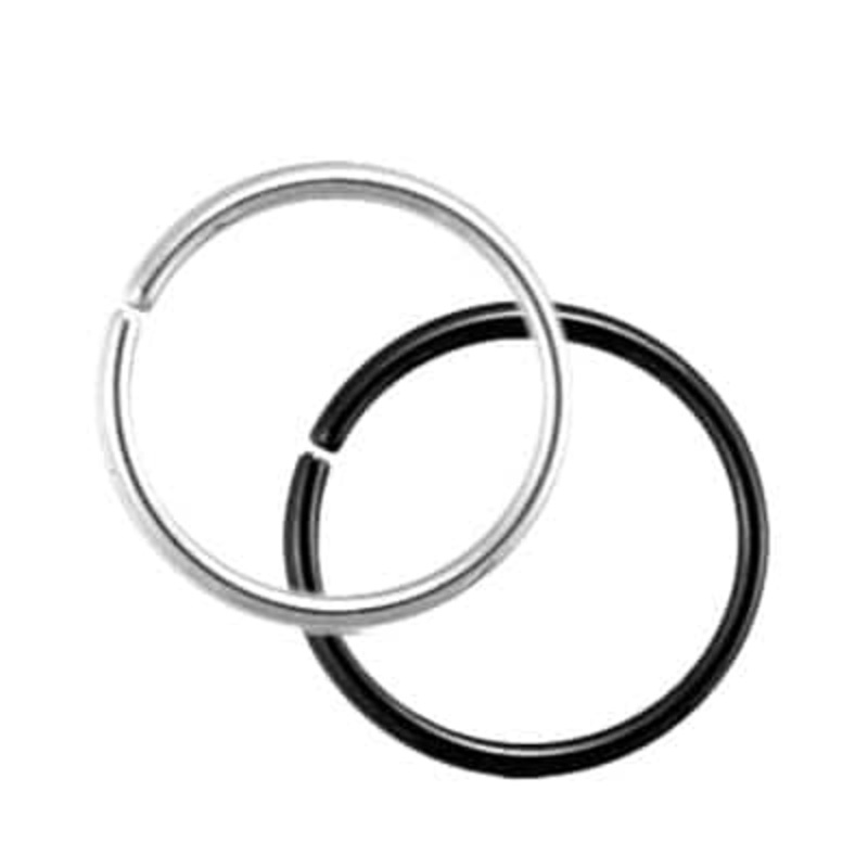 Seamless Steel Segment rings – Various Colors (20 gauge – 14 gauge) 20 g 1/4″