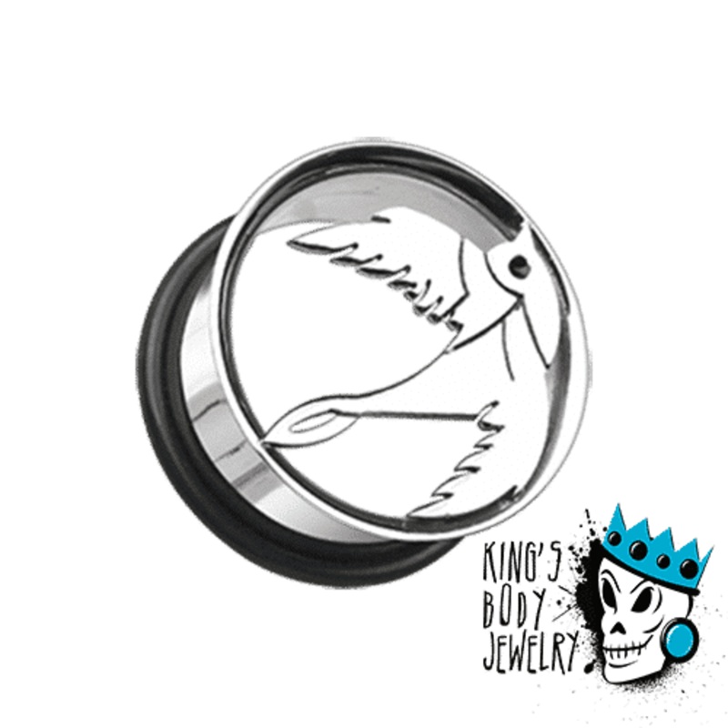 Steel Sparrow Eyelets / Plugs (4 gauge – 1 inch) 2 g