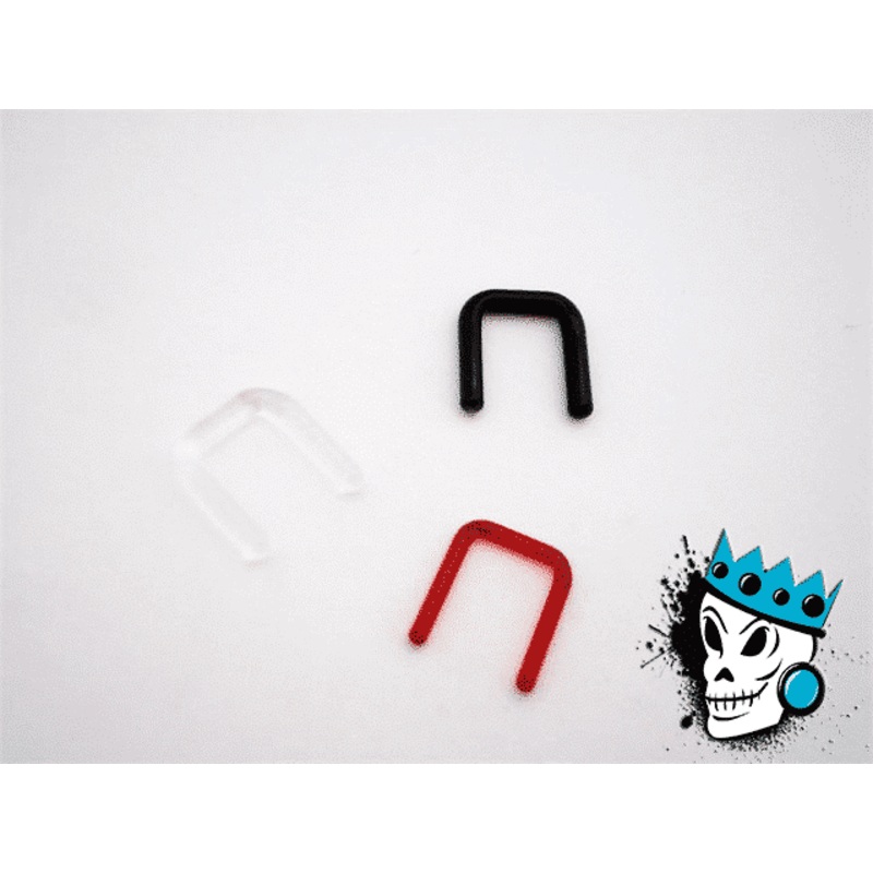 1/4 Inch Glass Septum Retainers (16 gauge – 12 gauge) 16 g Black