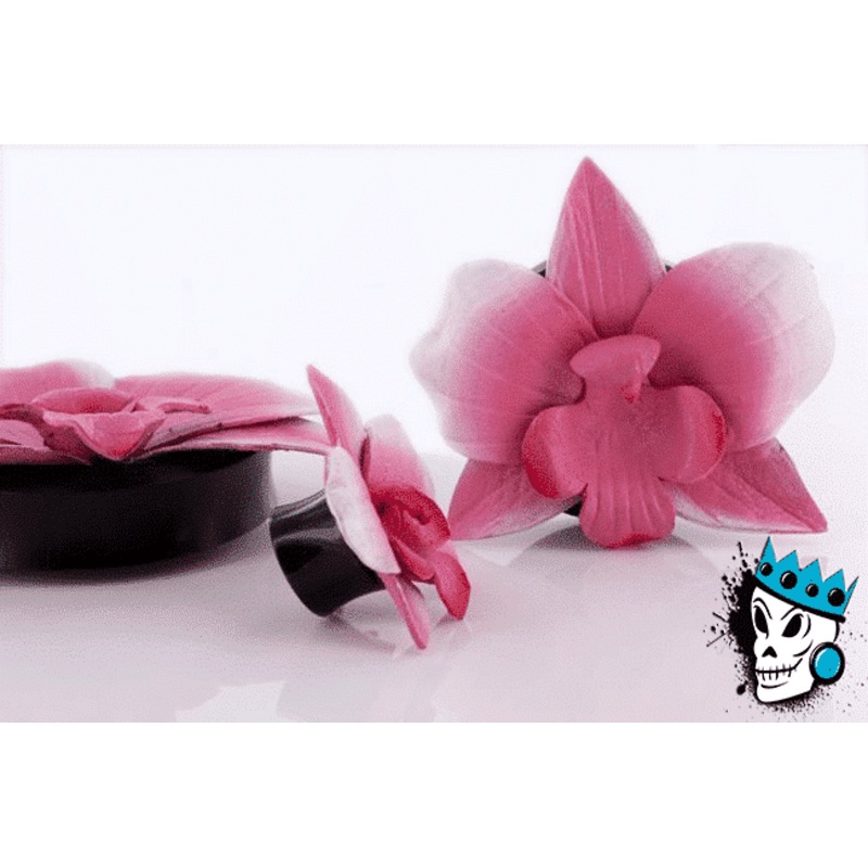 Orchid Flower Wood Plugs (9/16 inch – 37 mm) 9/16 inch