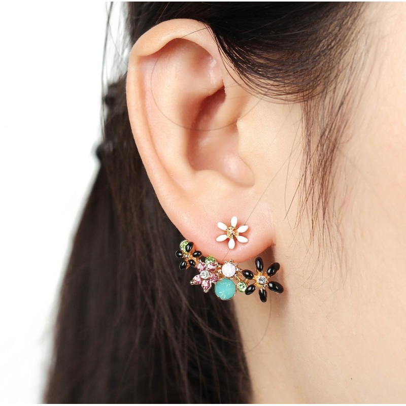 Zora Flower Ear Jacket Black