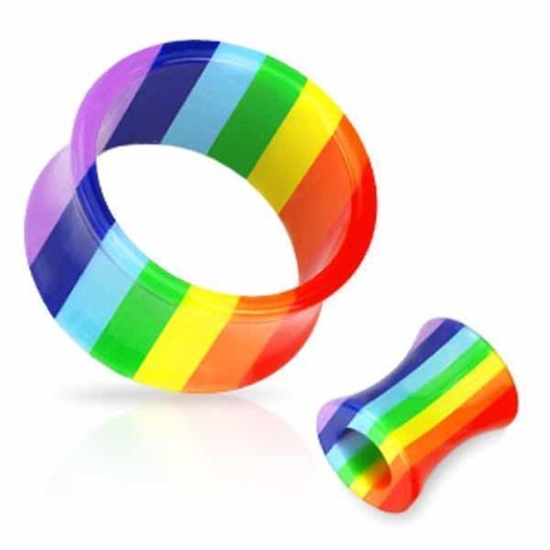 Acrylic Pride Tunnel 6mm-14mm 12mm(1/2″)