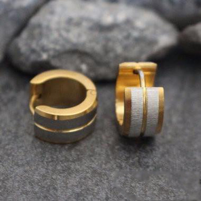 Blake Mens Gold Hoop Earring