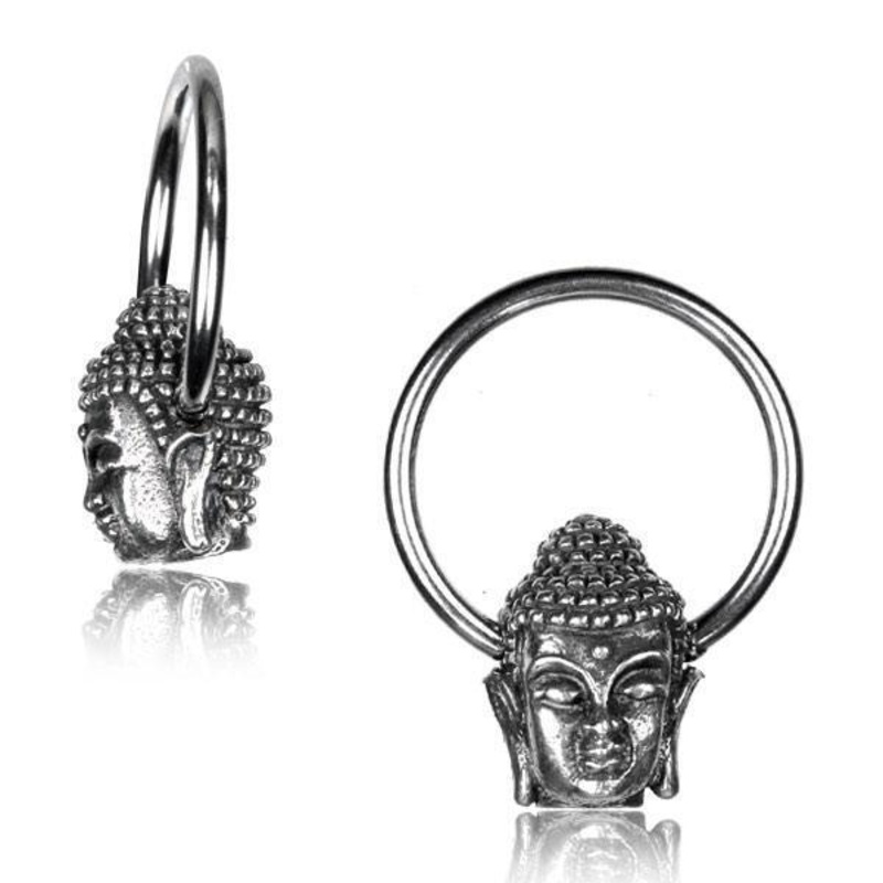 Buddha Captive Ring 16G 14G 16G 11mm