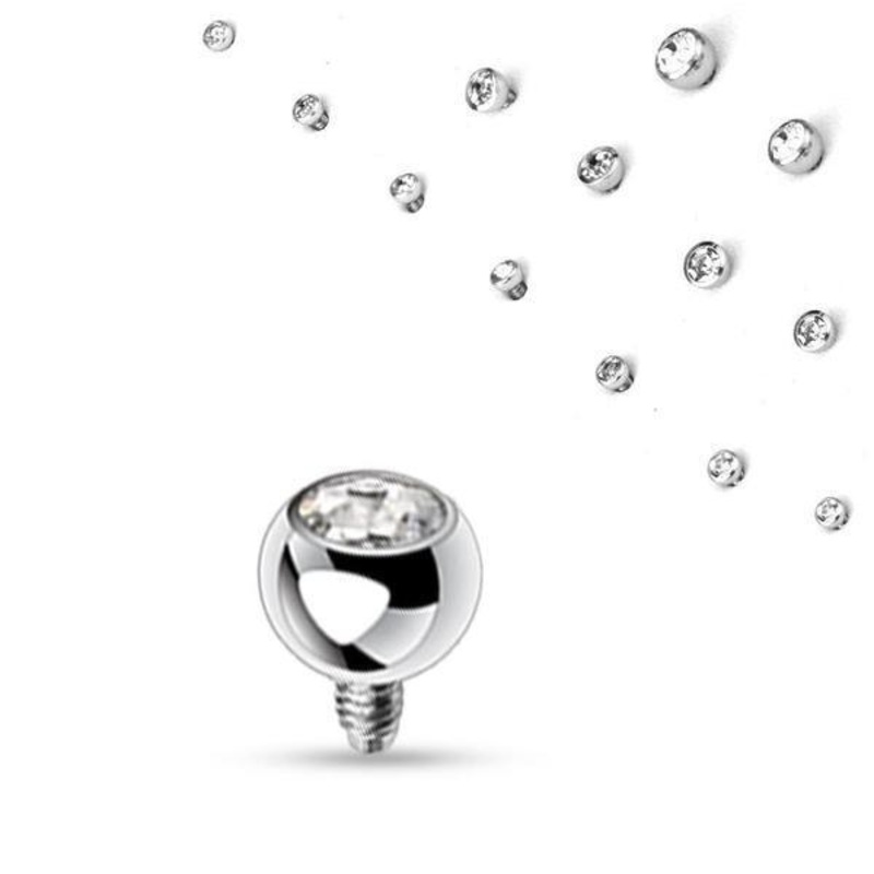 Gem Ball Dermal Top 14G 5mm