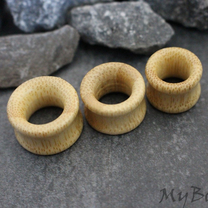 Honey Wood Ear Plugs 0G (8mm)
