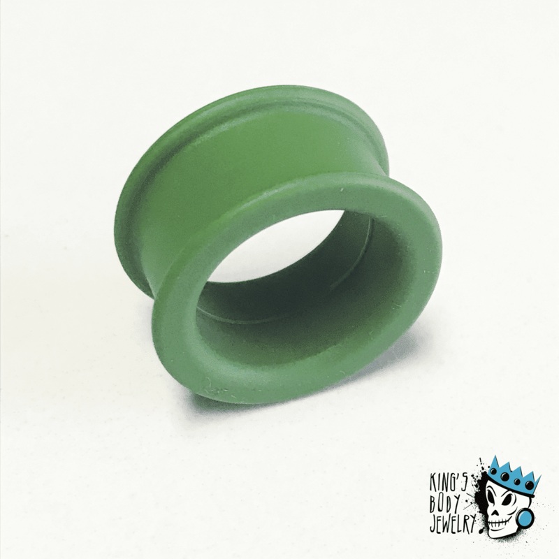 KAOS Olive Tunnels – (7/16 – 7/8 inch) –EXCLUSIVE COLOR!! 7/16 inch