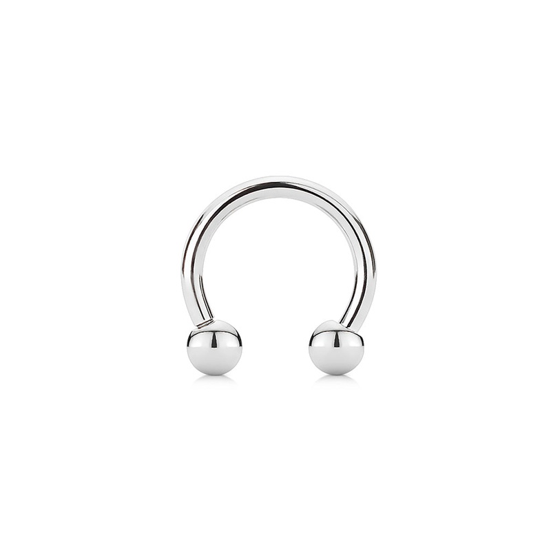 Small Gauge Ball Horseshoe 18G – 16G 18G 8mm 3mm