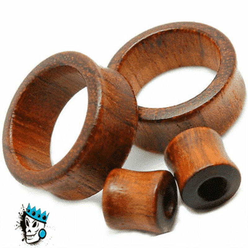 Tiger Wood Tunnels (8 gauge) 8 g