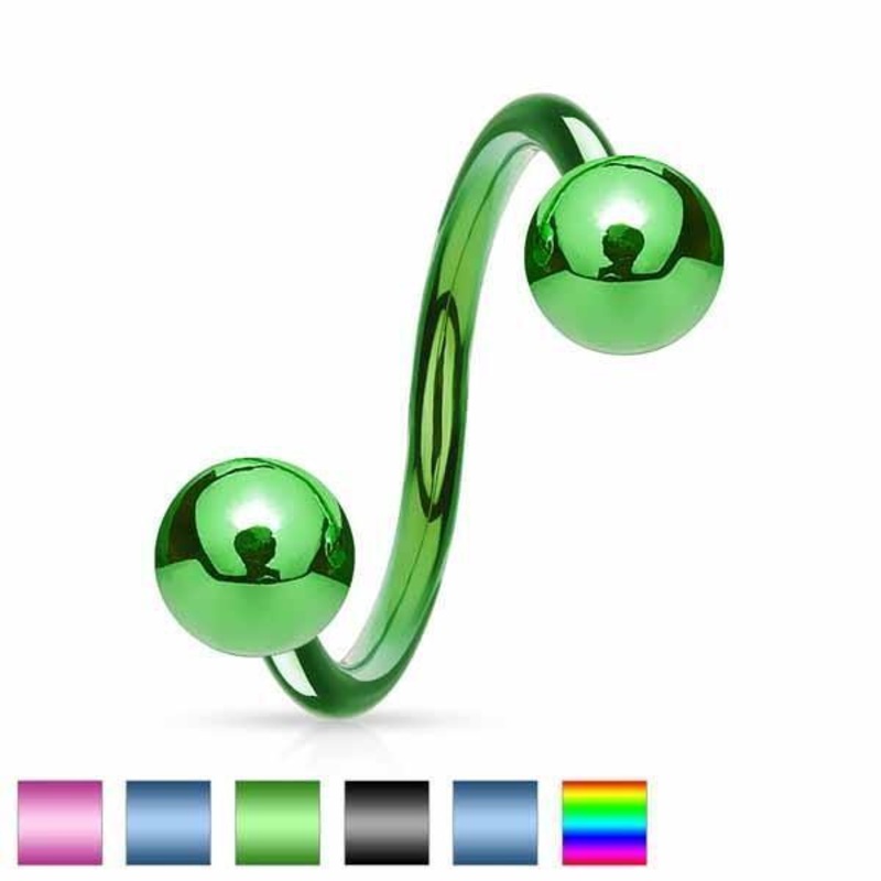 Titanium IP Twist 16G 14G 16G Green