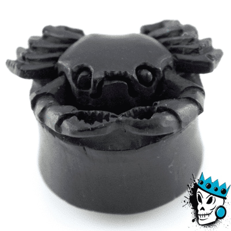 Black Areng Wood Crab Plugs (9/16 inch – 7/8 inch) 9/16 inch
