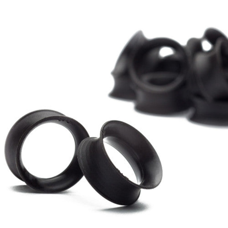 KAOS Black Skin Eyelets (10 gauge – 3 inch) 10 g