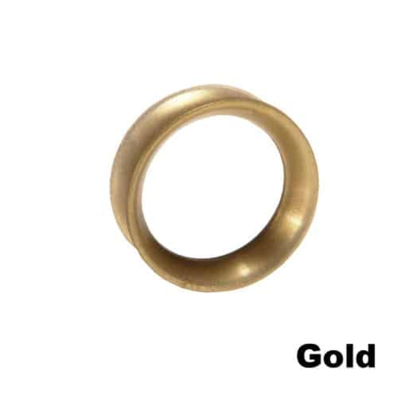 KAOS Gold Metallic Skin Eyelets –  (10 gauge – 3 inch) 10 g