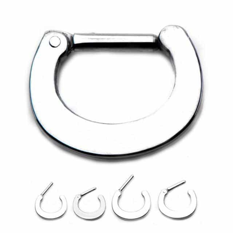 Stainless Steel Septum Clicker (16 gauge ) 16 g