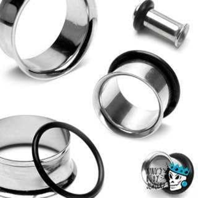 Steel Single Flare Tunnels (14 gauge – 2 1/2 inch) 14 g 3/8″