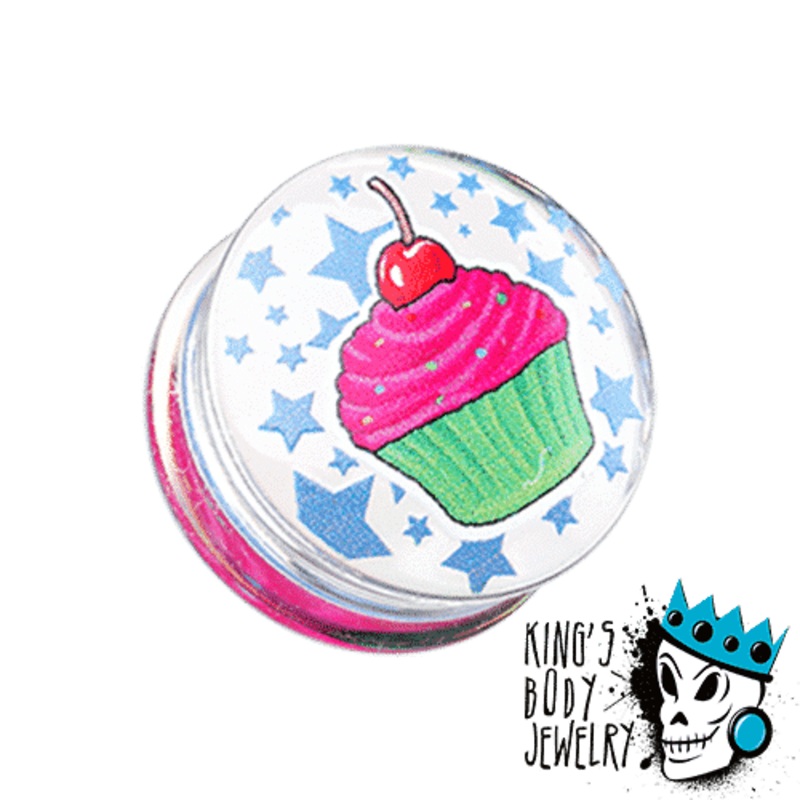 Cupcake Plugs (2 gauge – 1 inch) 2 g