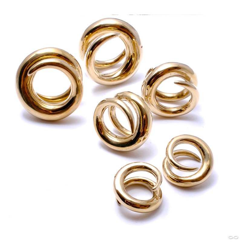 Khmer Coil Weights from Diablo Organics Extra Small Brass