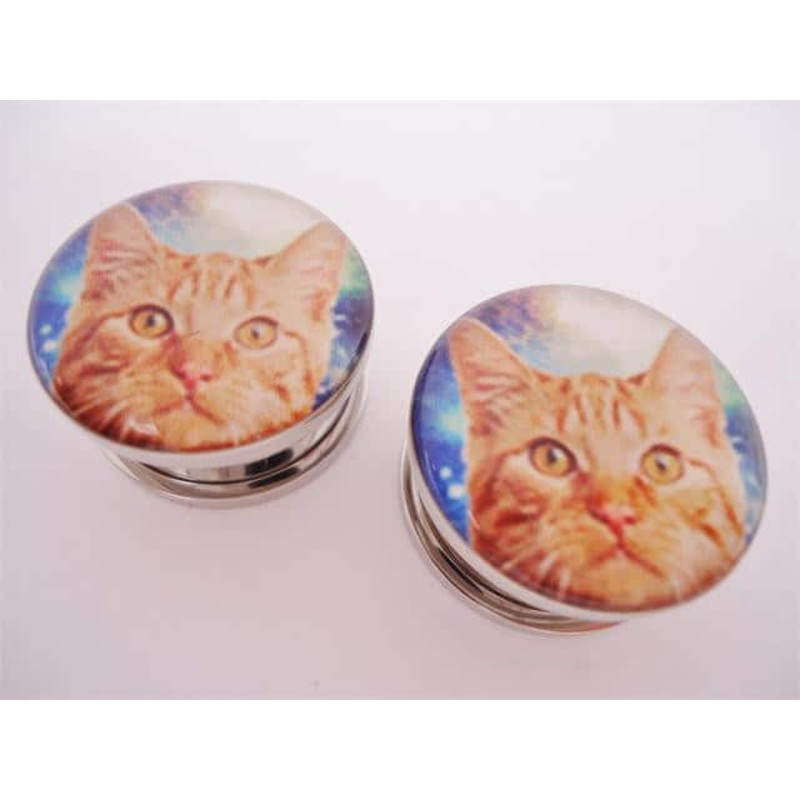 Kitty Cat Flesh Tunnels (7/16 inch – 5/8 inch) 7/16 inch