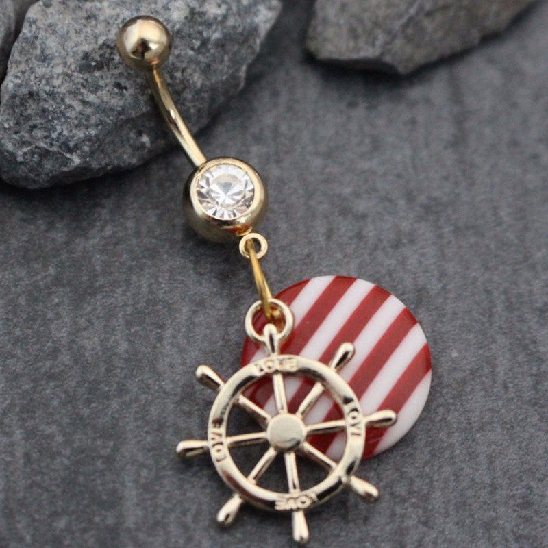 On the Sea Treasure Belly Ring