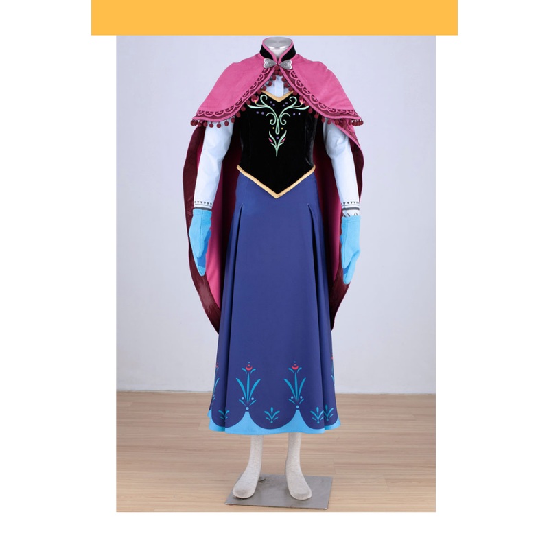 Frozen Anna Winter Complete Cosplay Costume