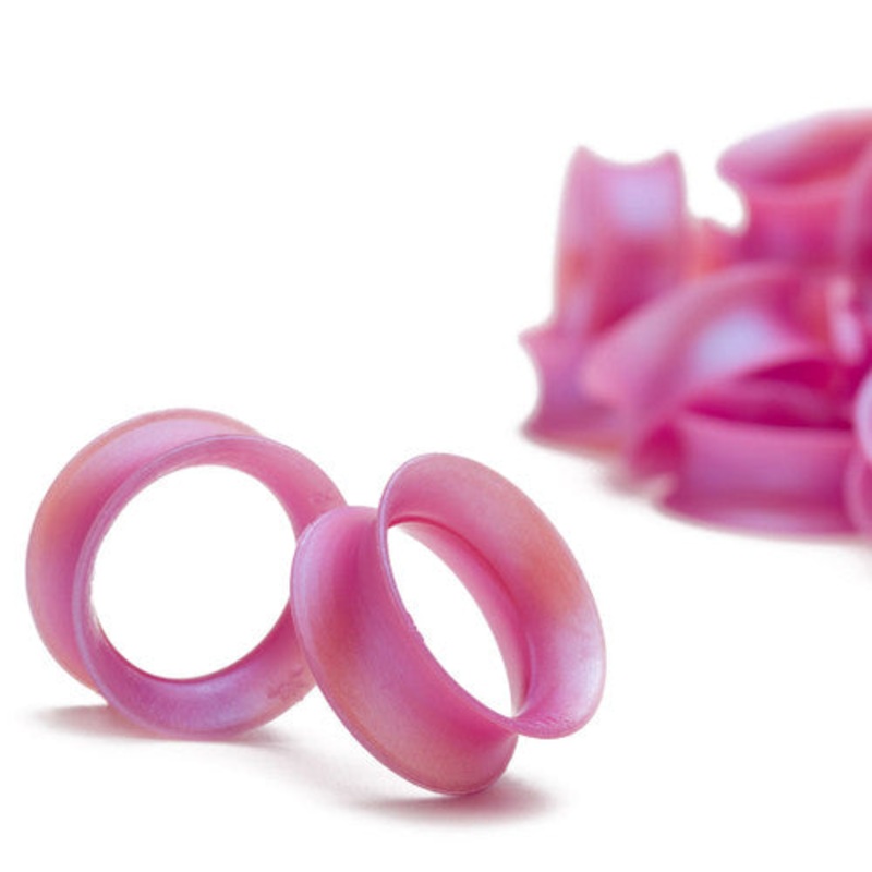 KAOS Pink Shell Pearl Skin Eyelets (6 gauge – 2 3/4 inch) 6 g