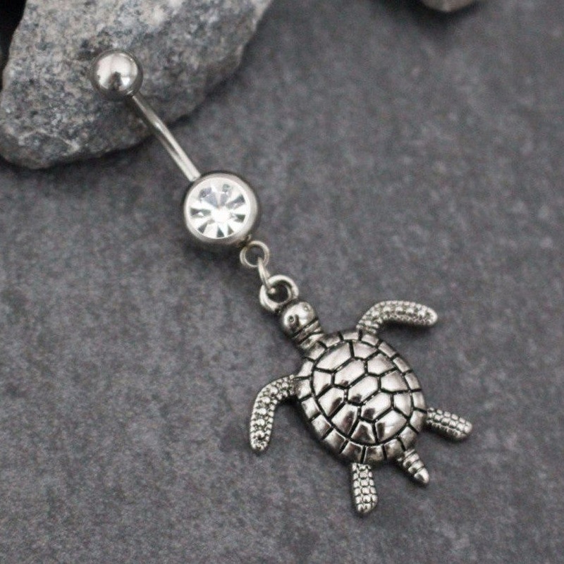 On the Rocks Turtle Belly Ring