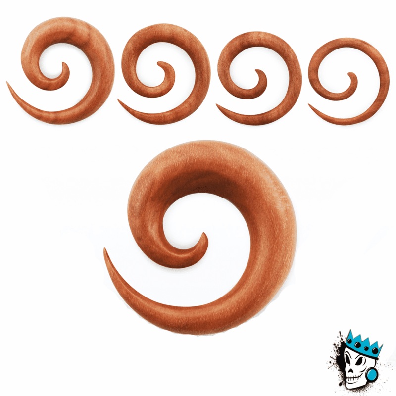 Sawo Wood Spirals (8 gauge to 12 mm) 8 g