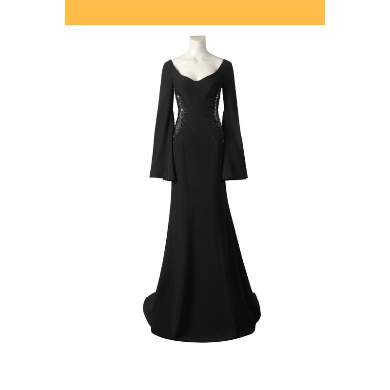 Wednesday Morticia Addams Cosplay Costume