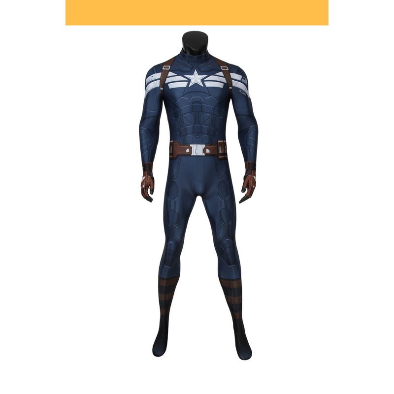 Captain America Winter Soldier Digital Printed Cosplay Costume