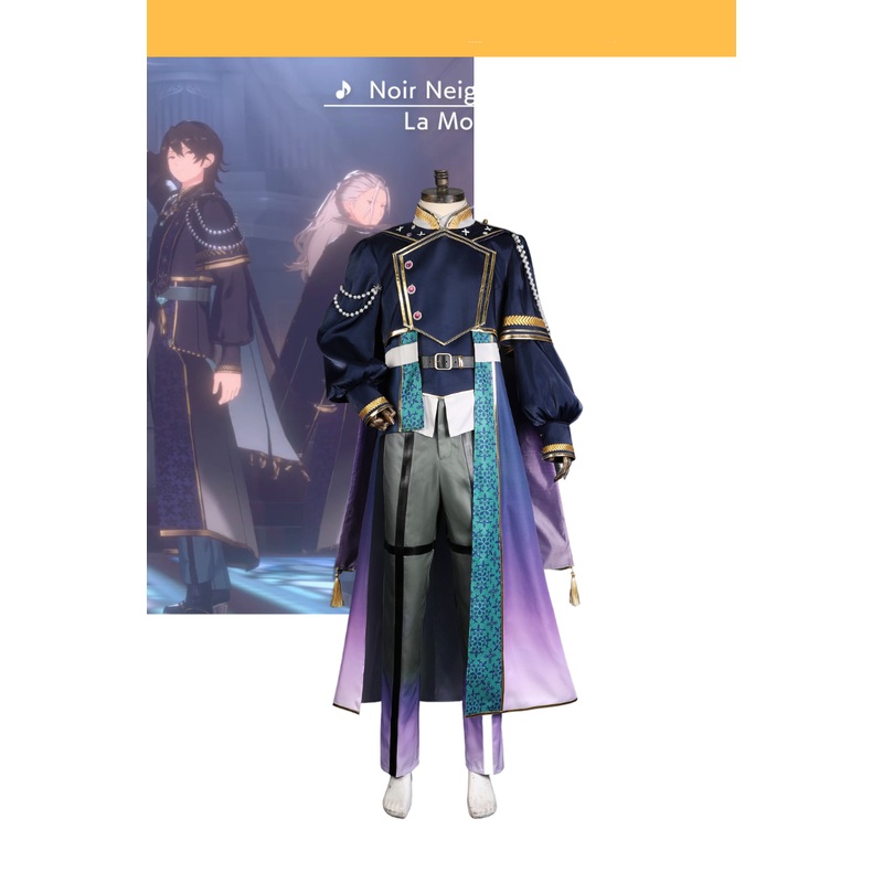 Ensemble Stars Noir Neige Shino Hajime Cosplay Costume