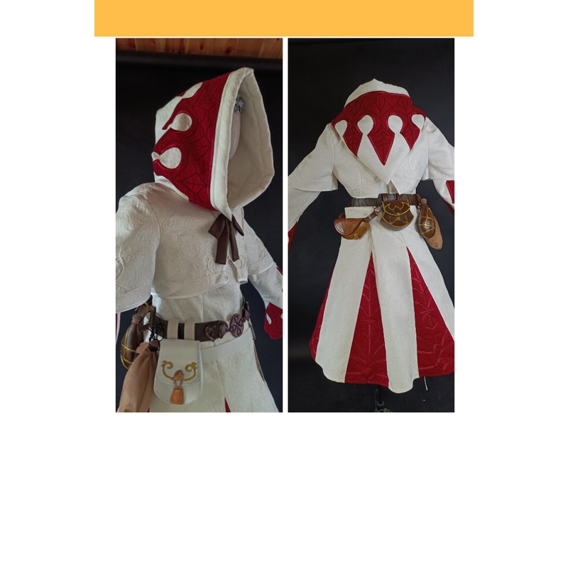 Final Fantasy XIV FF14 White Mage Custom Cosplay Costume