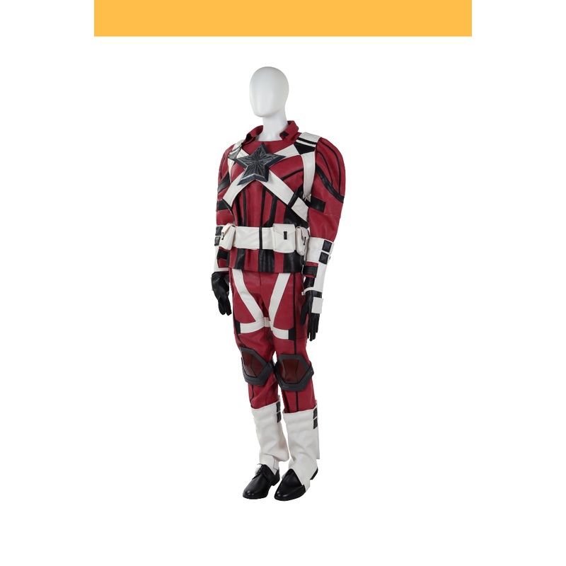 Red Guardian Reinforced PU Cosplay Costume