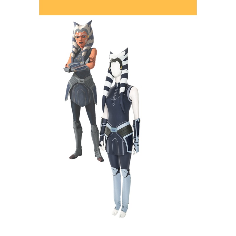 Star Wars The Clone Wars Ahsoka Tano Cosplay Costume
