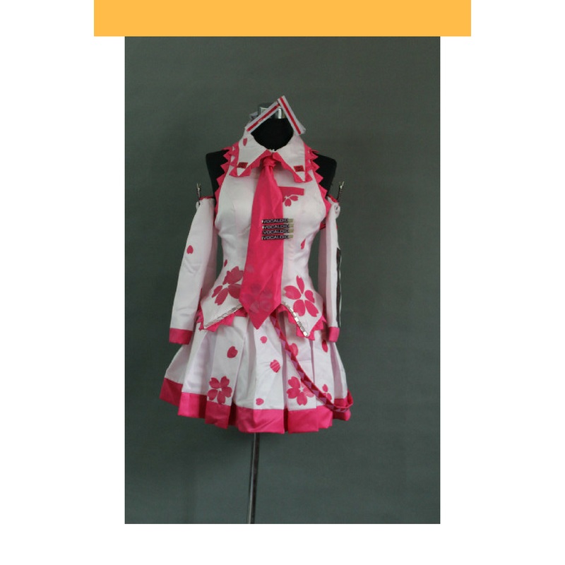 Vocaloid Hatsune Miku Sakura Spring Cosplay Costume