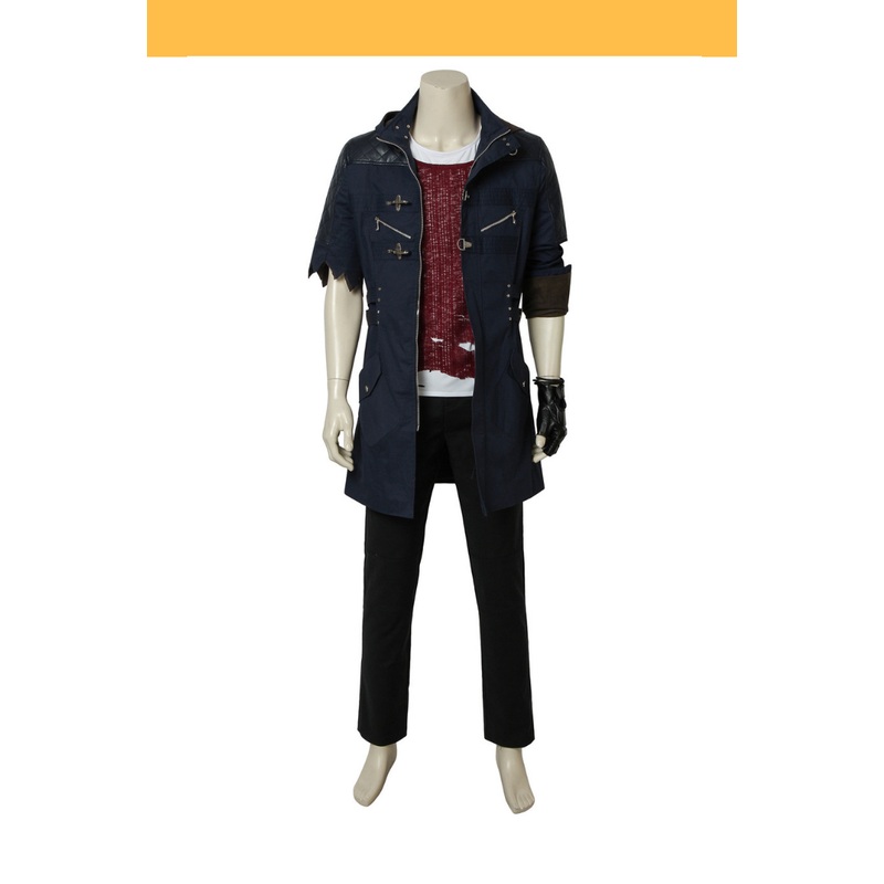 Devil May Cry 5 Nero Dark Navy Cosplay Costume