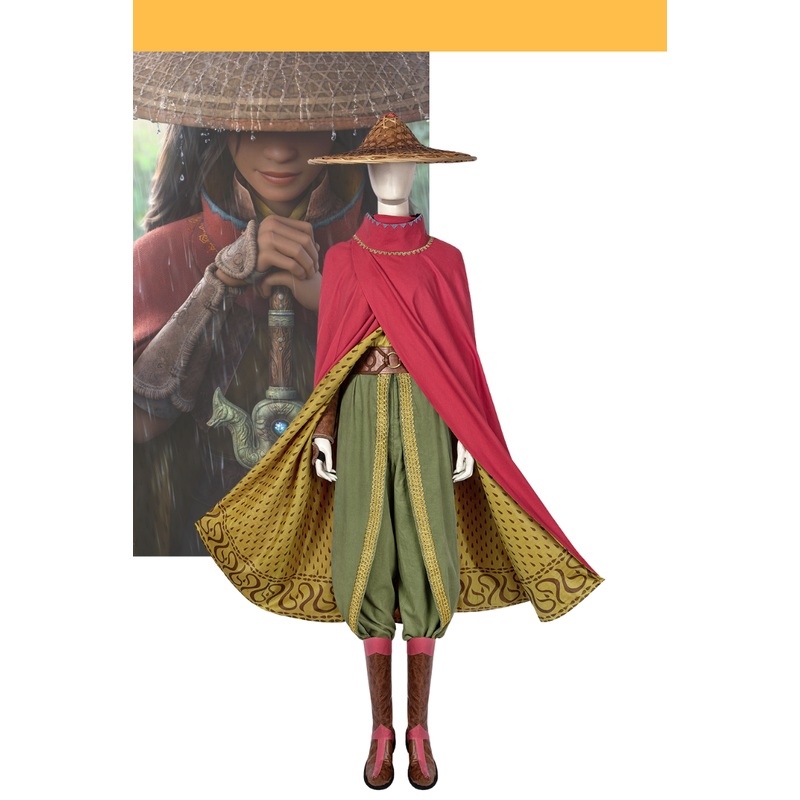 Raya And The Last Dragon Linen Version Cosplay Costume