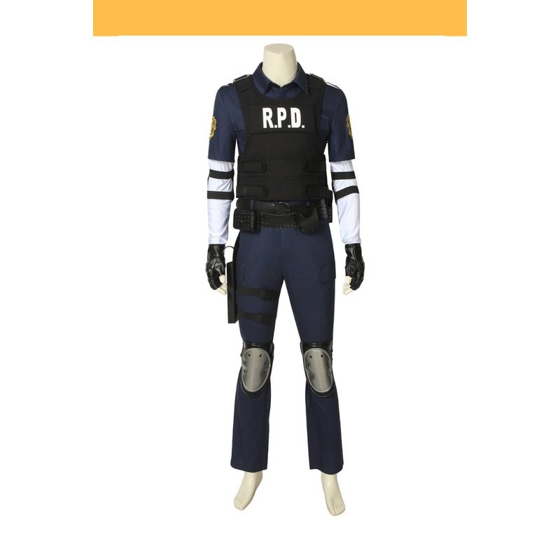 Resident Evil Remake Leon Cosplay Costume