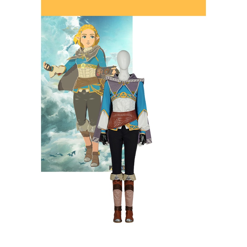 Zelda Tears of the Kingdom Textured Fabric Cosplay Costume
