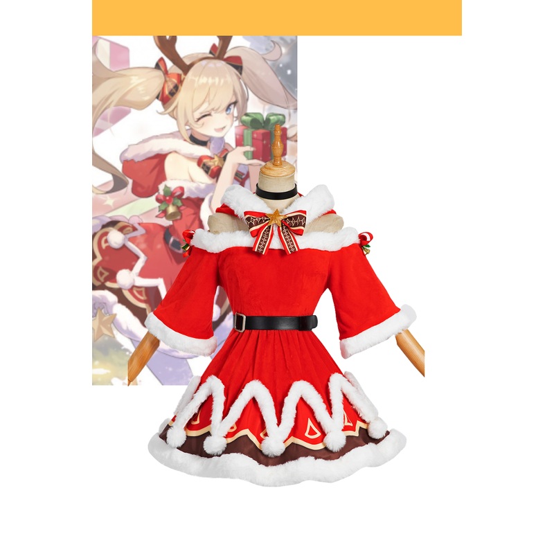 Barbara Christmas Genshin Impact Limited Sizing Cosplay Costume