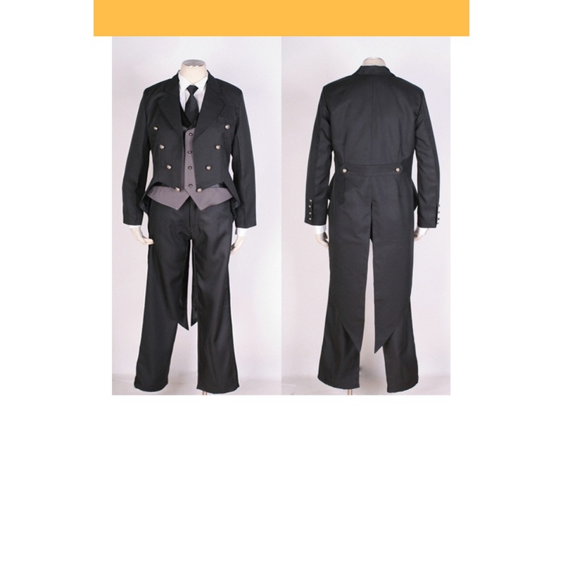 Black Butler Kuroshitusji Sebastian Tuxedo Cosplay Costume