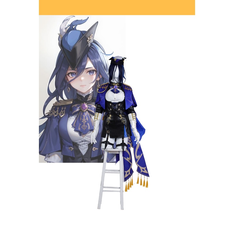 Clorinde Genshin Impact Standard Size Cosplay Costume