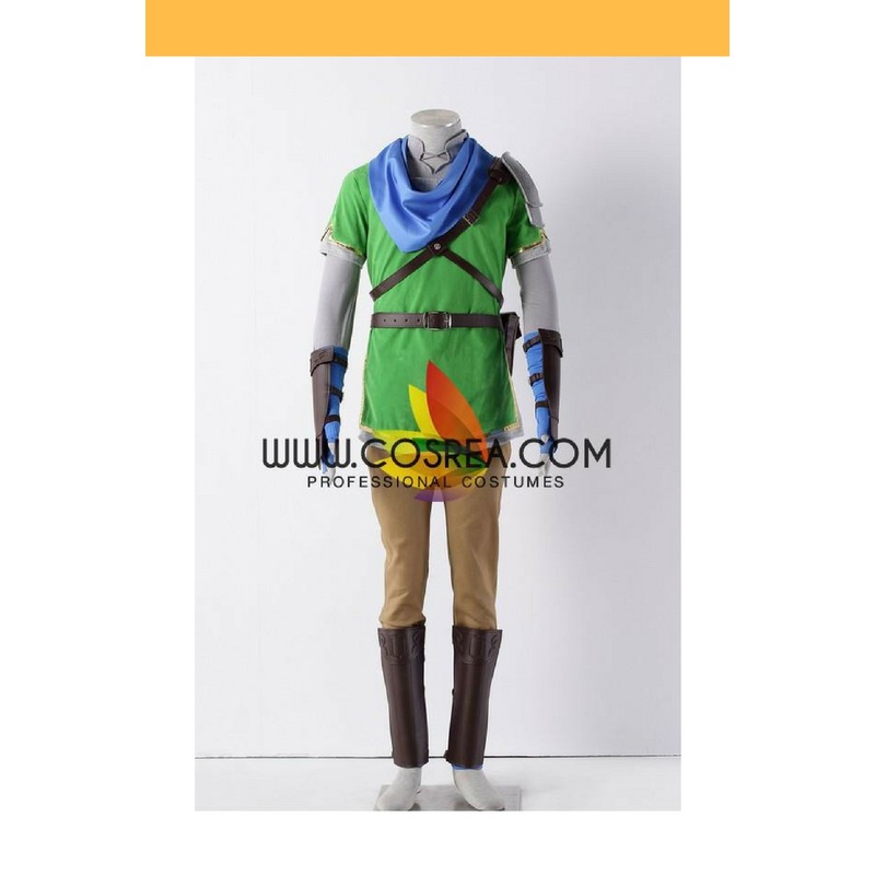 Zelda Hyrule Warriors Link Green Cosplay Costume