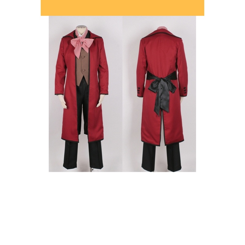 Black Butler Kuroshitusji Grell Sutcliff Cosplay Costume