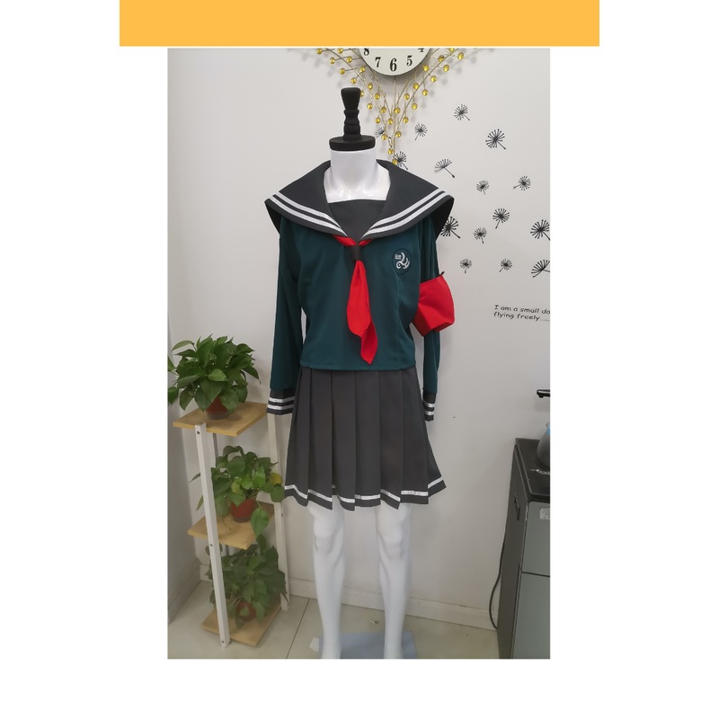 Danganronpa V2 Peko Pekoyama Pine Green Cosplay Costume