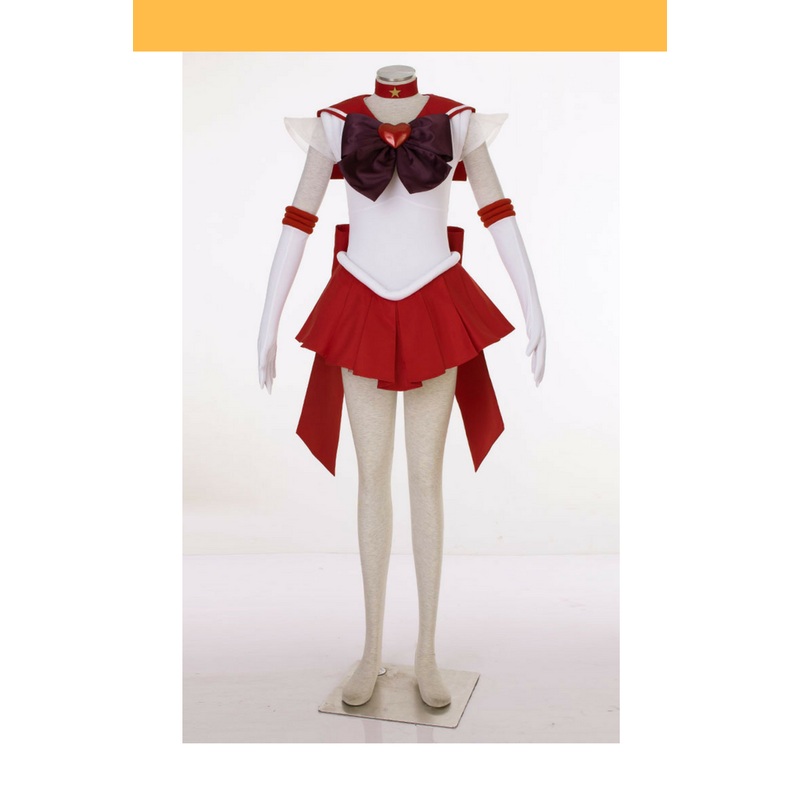 Sailormoon Super S Sailor Mars Rei Hino Cosplay Costume