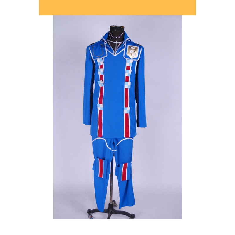 Valkyria Chronicles Welkin Gunther Bright Blue Version Cosplay Costume