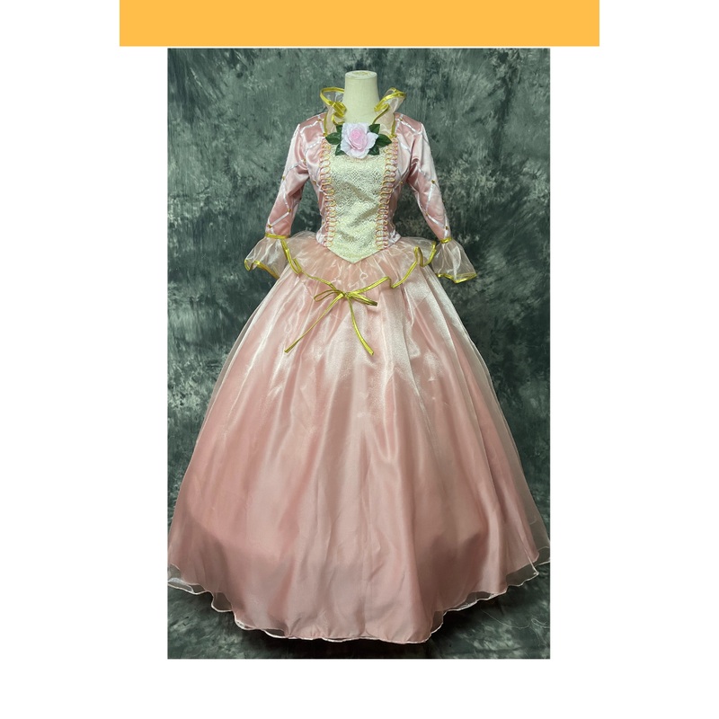Barbie Light Pink With Tulle Overlayer Cosplay Costume